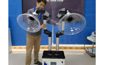 執(zhí)信環(huán)保車間除塵器設(shè)備吸塵器,除塵器小型,凈化企業(yè)車間煙塵污染！