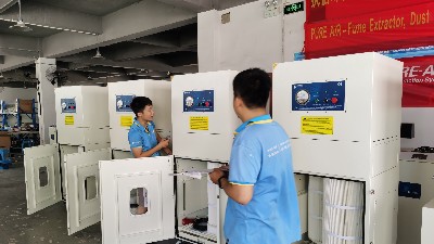 焊接煙霧過(guò)濾器-移動(dòng)式煙霧過(guò)濾器-執(zhí)信環(huán)保凈化焊接煙塵污染！
